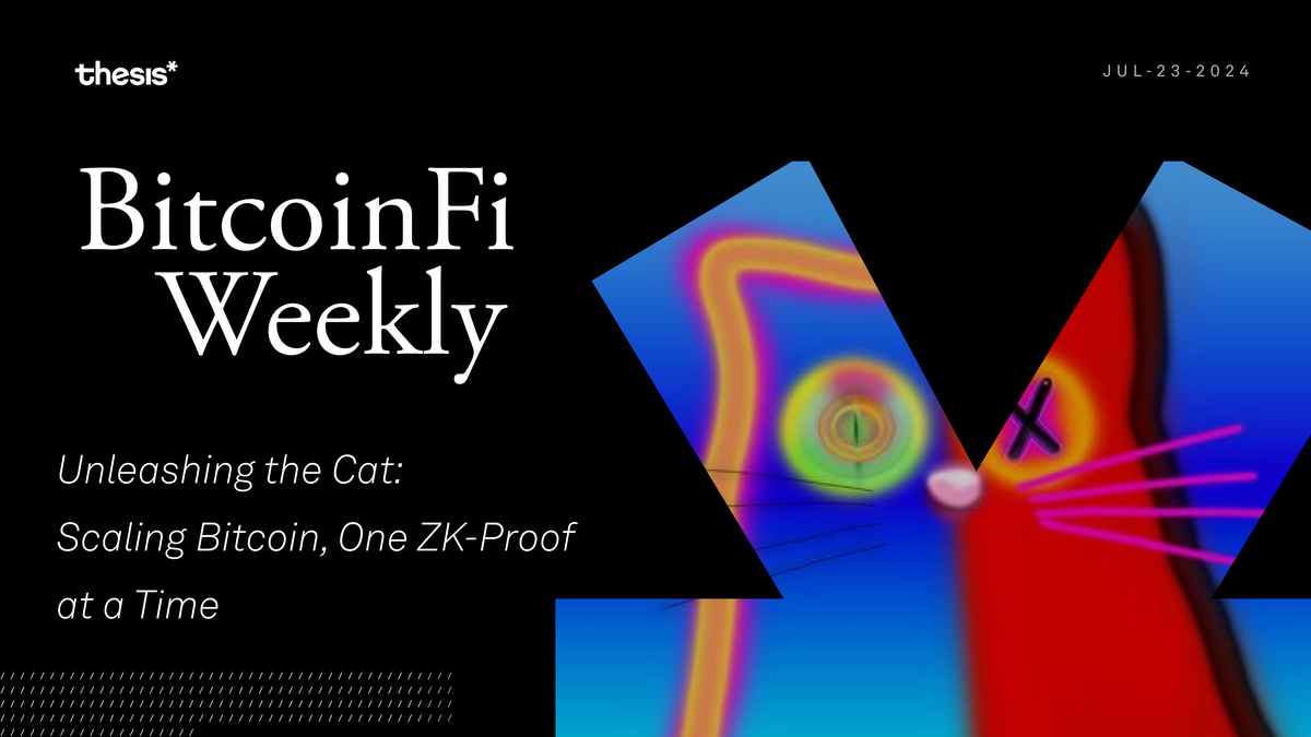 Unleashing the Cat: Scaling Bitcoin, One ZK-Proof at a Time